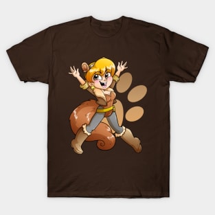 The Girl of Squirrel T-Shirt